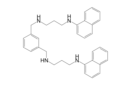 N,N'-bis[3-(1'-Naphthylamino)propyl]-1,3-dimethanamine