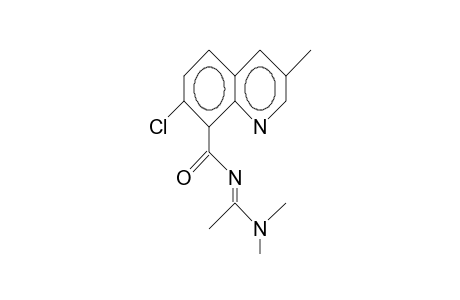 7-Chloro-3-methyl-N-(1-dimethylamino-ethylidene)-quinoline-8-carboxamide