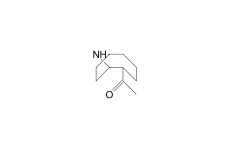 2-Acetyl-9-aza-bicyclo(4.2.1)nonane