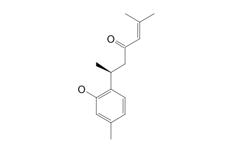 TURMERONOL-B;2-METHYL-6-(3-HYDROXY-4-METHYLPHENYL)-2-HEPTAN-4-ONE