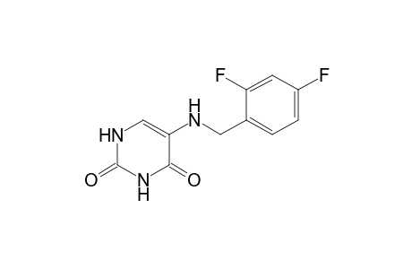 5-(2,4-Difluorobenzylamino)uracil