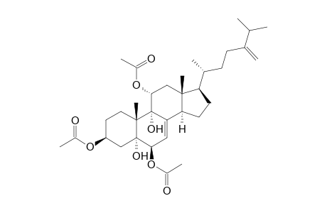 3.beta.,6.beta.,11.alpha.-Triacetoxy-24-methylene-5.alpha.-cholest-7-ene-5,9.alpha.-diol