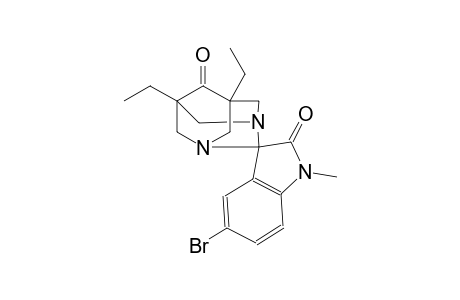 (1r,5R,7S)-5'-bromo-5,7-diethyl-1'-methyl-1,3-diazaspiro[adamantane-2,3'-indoline]-2',6-dione