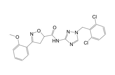 5-isoxazolecarboxamide, N-[1-[(2,6-dichlorophenyl)methyl]-1H-1,2,4-triazol-3-yl]-4,5-dihydro-3-(2-methoxyphenyl)-