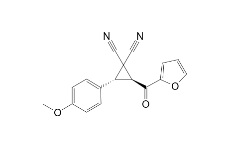 trans-3,3-Dicyano-1-furoyl-2-(4-methoxylphenyl)-cyclopropane