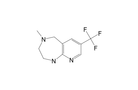2,3,4,5-TETRAHYDRO-4-METHYL-7-(TRIFLUOROMETHYL)-1H-PYRIDO-[2,3-E]-[1,4]-DIAZEPINE
