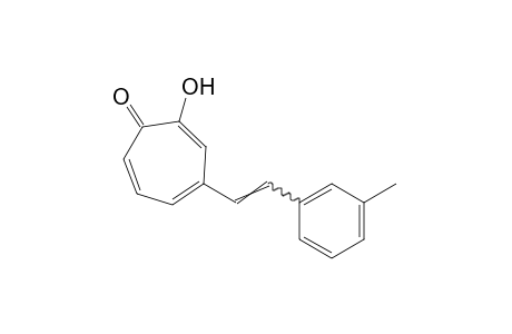 2-hydroxy-4-(m-methylstyryl)-2,4,6-cycloheptatrien-1-one