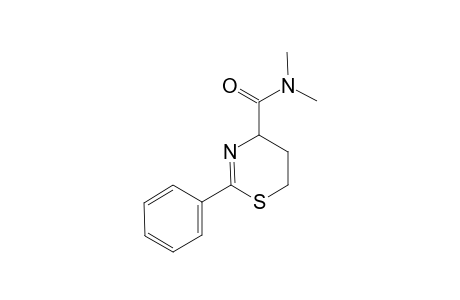 2-Phenyl-5,6-dihydro-4H-[1,3]thiazine-4-carboxylic acid dimethylamide