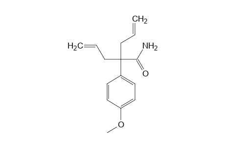 2-ALLYL-2-(p-METHOXYPHENYL)-4-PENTENAMIDE