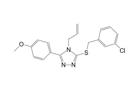 4-allyl-3-[(3-chlorobenzyl)sulfanyl]-5-(4-methoxyphenyl)-4H-1,2,4-triazole