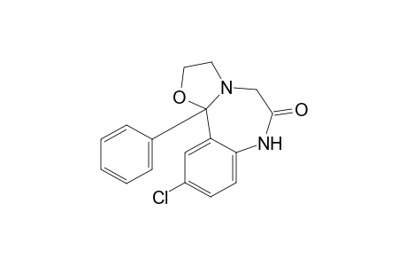 10-CHLORO-11b-PHENYL-2,3,5,11b-TETRAHYDROOXAZOLO[3,2-d][1,4]BENZODIAZEPIN-6(7H)-ONE