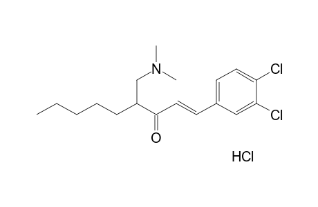 (E)-1-(3,4-dichlorophenyl)-4-[(dimethyiamino)methyl]-1-nonen-3-one, hydrochloride