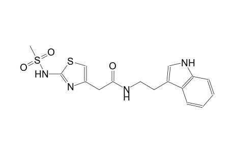 4-thiazoleacetamide, N-[2-(1H-indol-3-yl)ethyl]-2-[(methylsulfonyl)amino]-