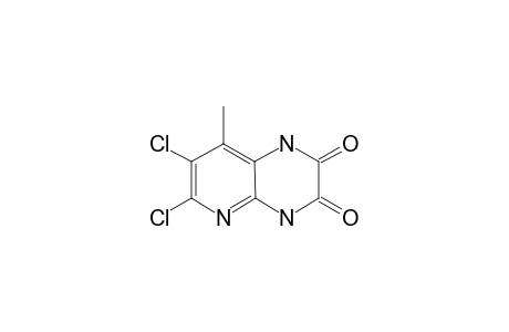 6,7-DICHLORO-8-METHYL-1,4-DIHYDRO-PYRIDO-[2,3-B]-PYRAZINE-2,3-DIONE