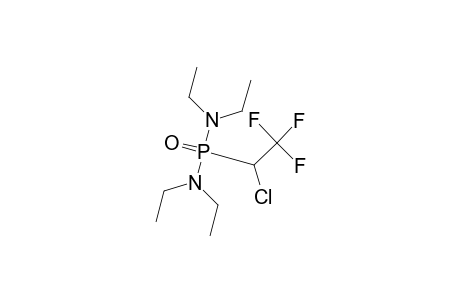 N-[(1-chloro-2,2,2-trifluoro-ethyl)-(diethylamino)phosphoryl]-N-ethyl-ethanamine