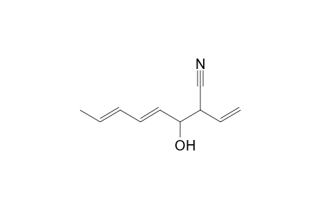 (4E,6E)-2-ethenyl-3-hydroxyocta-4,6-dienenitrile