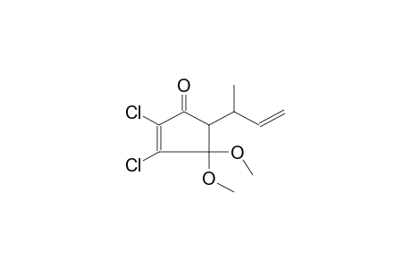 2,3-DICHLORO-4,4-DIMETHOXY-5-(1'-METHYLPROPENYL)-2-CYCLOPENTENONE