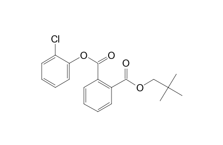 Phthalic acid, 2-chlorophenyl neopentyl ester