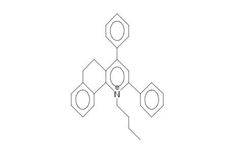 2,4-Diphenyl-1-butyl-5,6-dihydro-benzoquinolinium cation