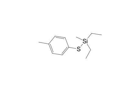 Diethyl(methyl)(p-tolylthio)silane