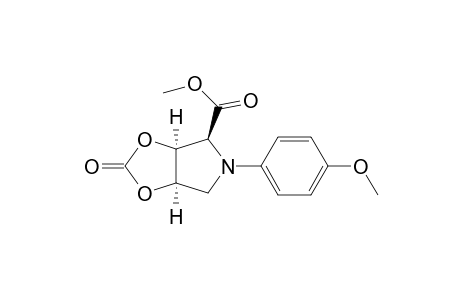 4H-1,3-Dioxolo[4,5-c]pyrrole-4-carboxylic acid, tetrahydro-5-(4-methoxyphenyl)-2-oxo-, methyl ester, (3a.alpha.,4.beta.,6a.alpha.)-