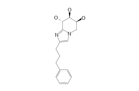 (6S,7S,8S)-2-(3-PHENYLPROPYL)-5,6,7,8-TETRAHYDROIMIDAZO-[1,2-A]-PYRIDINE-6,7,8-TRIOL