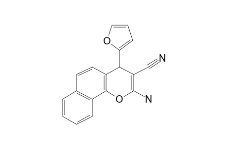 2-Amino-4-(2-furyl)-4H-benzo[H]chromene-3-carbonitrile