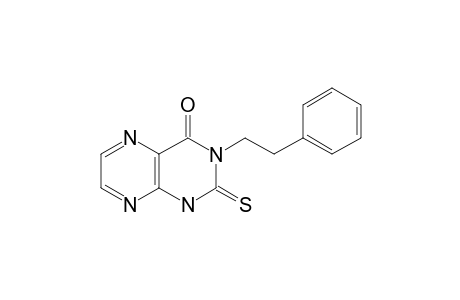 3-(2-PHENYLETHYL)-2-THIOXO-1,2-DIHYDRO-4(3H)-PTERIDINONE
