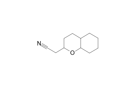 Octahydro-2H-chromen-2-ylacetonitrile