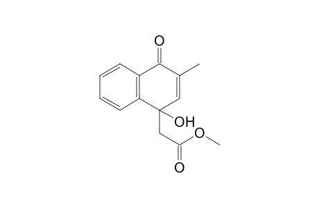 2-(1-hydroxy-3-methyl-4-oxo-1-naphthalenyl)acetic acid methyl ester