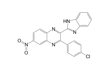 2-(Benzimidazol-2-yl)-3-(4-chlorophenyl)-6-nitroquinoxaline
