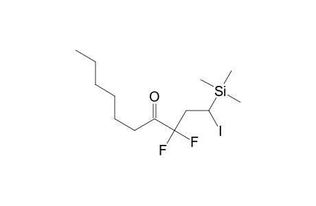 3,3-Difluoro-1-iodo-1-(trimethylsilyl)-4-decanone