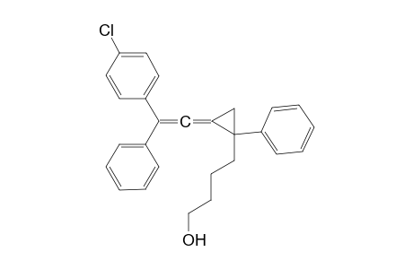 4-(2-(2-(4-chlorophenyl)-2-phenylvinylidene)-1-phenylcyclopropyl)butan-1-ol