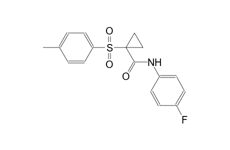 N-(4-fluorophenyl)-1-[(4-methylphenyl)sulfonyl]cyclopropanecarboxamide