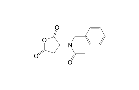 Tetrahydro-3-(N-benzylacetamido)-2,5-furandione