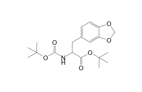 t-Butyl 3-(1',3'-benzodioxol-5'-yl)-2-[(t-butoxycarbonyl)amino]-propanoate