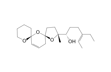 (E,1S)-4-ethyl-1-[(3R,5R,7S)-3-methyl-4,6,8-trioxadispiro[4.1.5^{7}.3^{5}]pentadec-13-en-3-yl]-4-hexen-1-ol