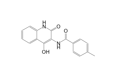 benzamide, N-(1,2-dihydro-4-hydroxy-2-oxo-3-quinolinyl)-4-methyl-