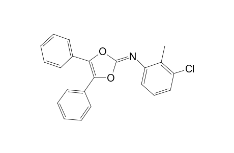 (3-Chloro-2-methyl-phenyl)-(4,5-diphenyl-[1,3]dioxol-2-ylidene)-amine