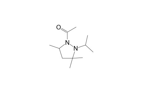 2-isopropyl-3,3,5-trimethyl-1-acetylpyrazolidines