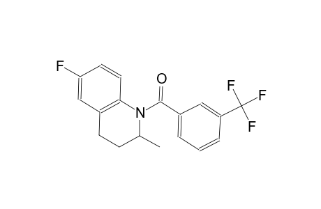 6-fluoro-2-methyl-1-[3-(trifluoromethyl)benzoyl]-1,2,3,4-tetrahydroquinoline