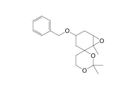 7,8-Epoxy-10-[benzyloxy]-2,2,7-trimethyl-1,3-dioxa-spiro[5.5]undecane