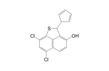 6,8-Dichloro-2-(2,4-cyclopentadien-1-yl)-2H-naphtho(1,8-bc)thiophen-3-ol