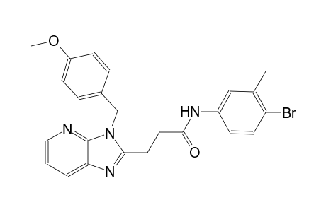 3H-imidazo[4,5-b]pyridine-2-propanamide, N-(4-bromo-3-methylphenyl)-3-[(4-methoxyphenyl)methyl]-