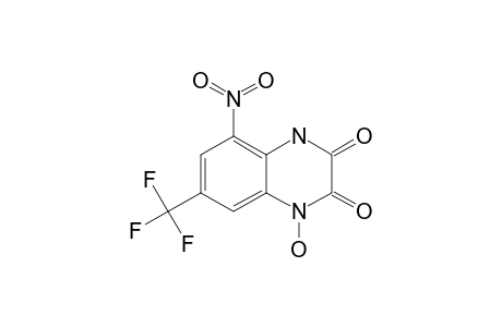 1-HYDROXY-5-NITRO-7-FLUOROMETHYL-QUINOXALYNE-2,3(1H,4H)-DIONE