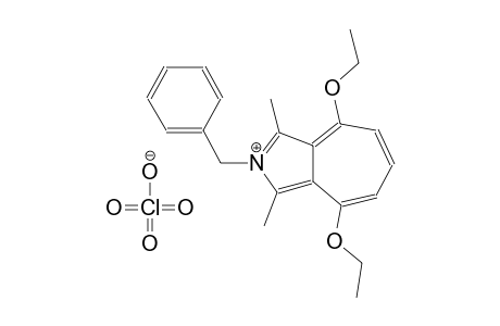 2-benzyl-4,8-diethoxy-1,3-dimethylcyclohepta[c]pyrrolium perchlorate