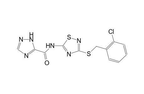1H-1,2,4-triazole-5-carboxamide, N-[3-[[(2-chlorophenyl)methyl]thio]-1,2,4-thiadiazol-5-yl]-
