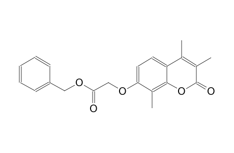 acetic acid, [(3,4,8-trimethyl-2-oxo-2H-1-benzopyran-7-yl)oxy]-, phenylmethyl ester