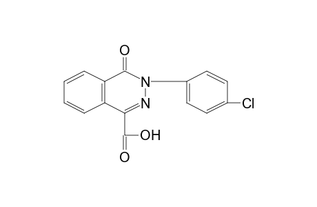 3-(p-CHLOROPHENYL)-3,4-DIHYDRO-4-OXO-1-PHTHALAZINECARBOXYLIC ACID