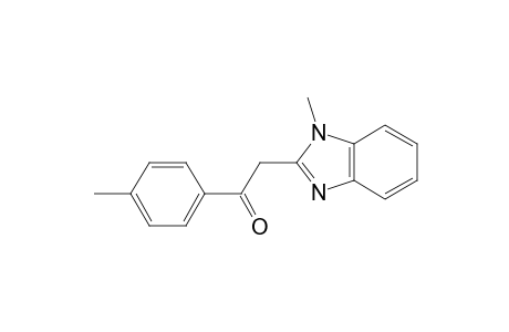 1-Methyl-2-[(4-methylbenzoyl)methyl]benzimidazole